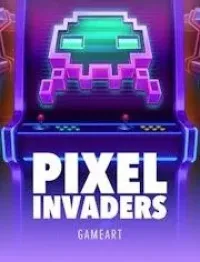 pixel invaders logo